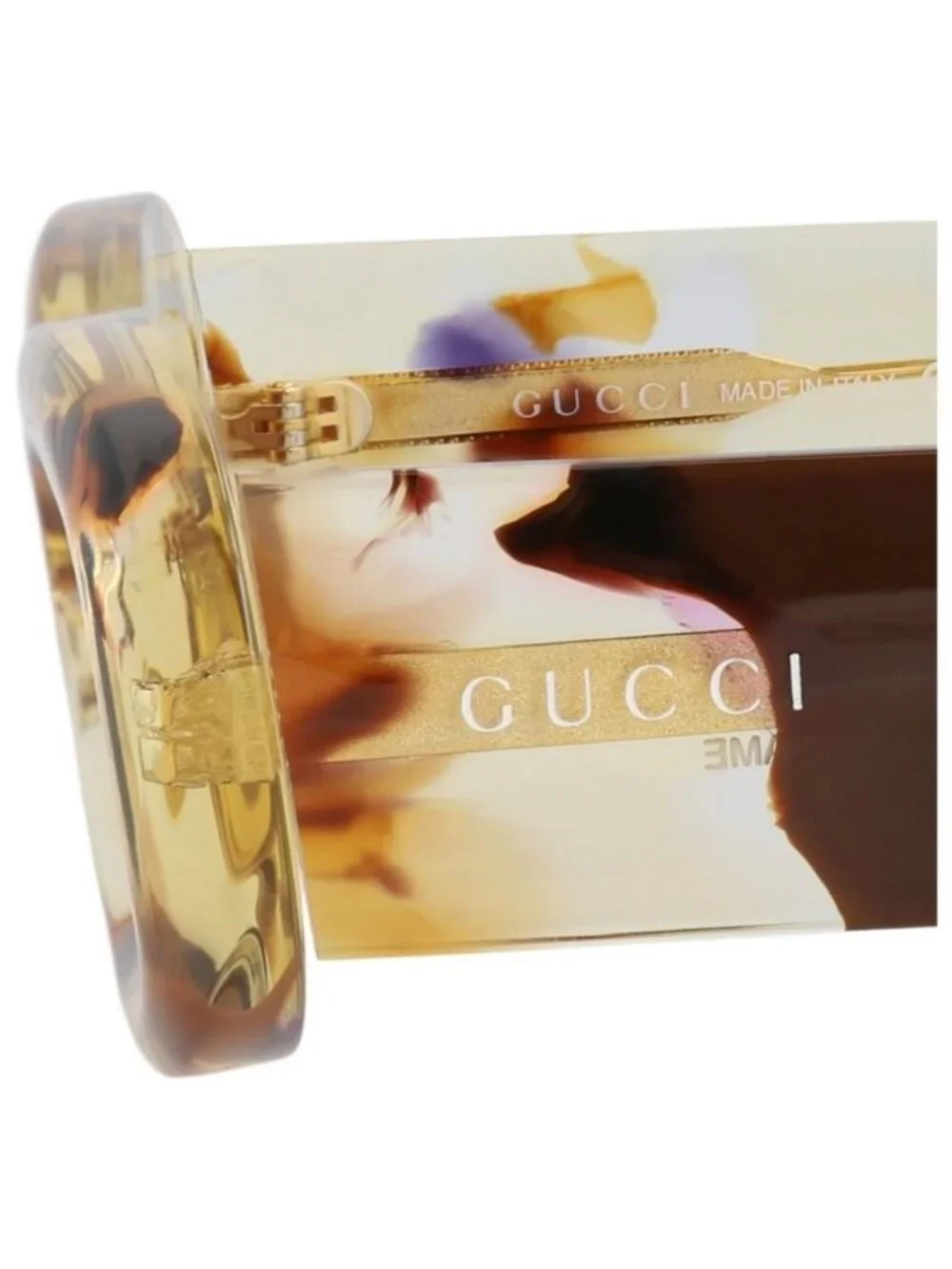 New Gucci Womens Round/Oval Havana Havana Brown Fashion Designer Sunglasses